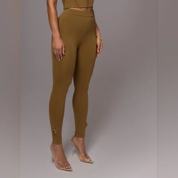 Jlux Label Olive Marcie Knit Leggings xs - Picture 2 of 8